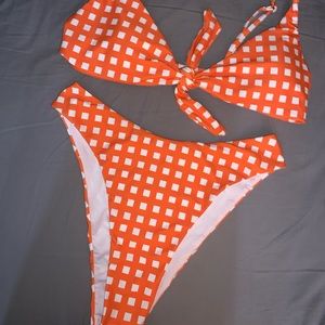 High waisted two piece bikini